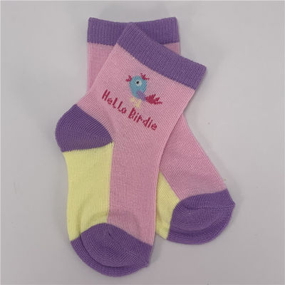 70% coton 28% polyester 2% spandex chaussettes hautes pour enfants filles méthodes d'impression autres