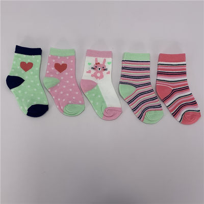 Épaisseur standard chaussettes pour bébés à imprimerie mignonne anti-dérapant chaussettes pour enfants en coton respirantes