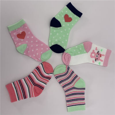 Épaisseur standard chaussettes pour bébés à imprimerie mignonne anti-dérapant chaussettes pour enfants en coton respirantes