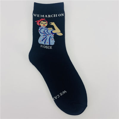 39-42 Chaussettes de coton à la mode Designer femme chaussettes longues thermiques pour femmes