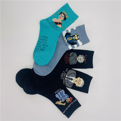 39-42 Chaussettes de coton à la mode Designer femme chaussettes longues thermiques pour femmes