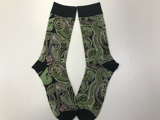 Logo sur mesure chaussettes d'impression de mode hommes chaussettes de mode Méthode de tissage tricotée à prix abordable