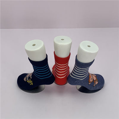 70% coton 28% polyester 2% spandex chaussettes à chevilles en tricot pour garçons pour le confort quotidien du bébé