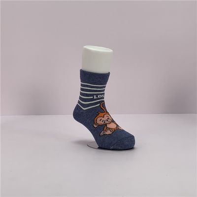 70% coton 28% polyester 2% spandex chaussettes à chevilles en tricot pour garçons pour le confort quotidien du bébé