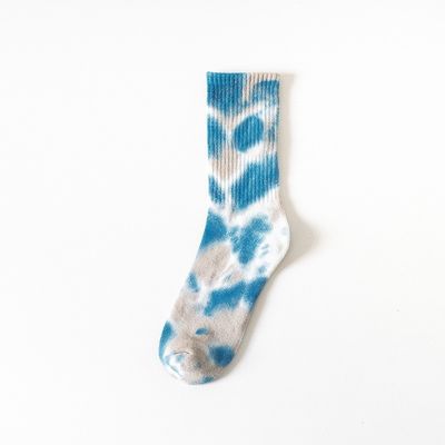 Couleur de cravate CREW chaussettes de sport Polyester coton Spandex mélange pour le confort et la durabilité