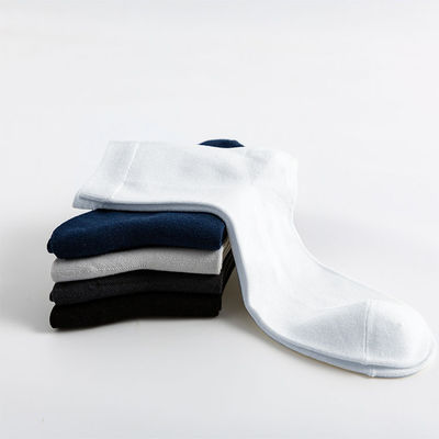 Logo personnalisé pour hommes mode décontractée tricotée en fibre de bambou chaussettes pour équipage chaussettes pour cheville