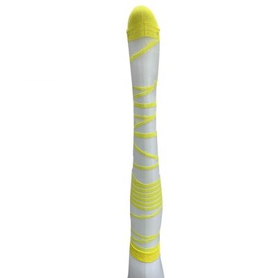 Tricot de femmes long tube de verre fil transparent de soie cousu à la main chaussettes de mode