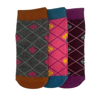 Chaussettes chaudes en coton antidérapantes respirantes pour enfants Épaisseur standard