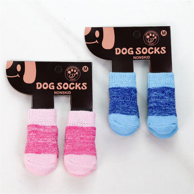 Restez à la mode et confortable avec ces chaussettes rose/bleu pour chiens