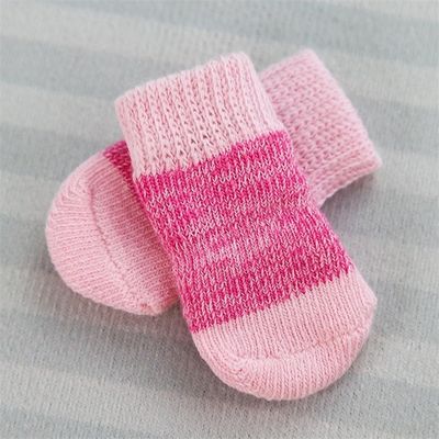 Restez à la mode et confortable avec ces chaussettes rose/bleu pour chiens
