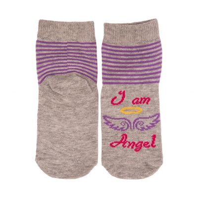 Pas de détection d'aiguille Happy nouveau-né Slouch chaussettes hautes pour enfants