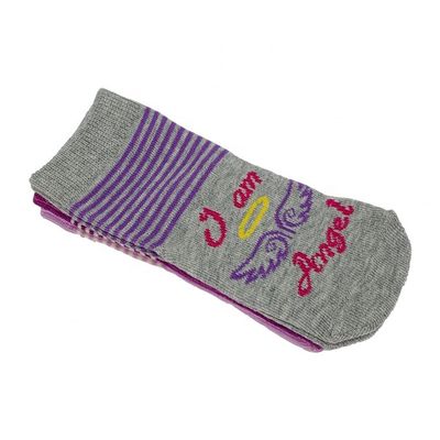 Pas de détection d'aiguille Happy nouveau-né Slouch chaussettes hautes pour enfants
