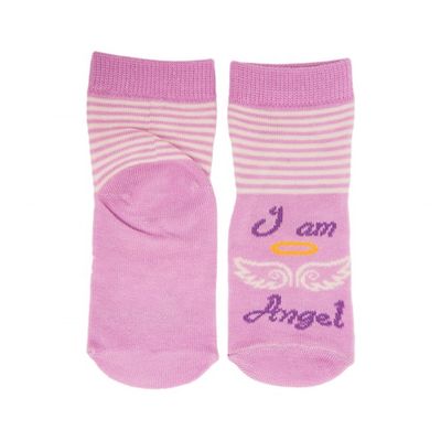 Pas de détection d'aiguille Happy nouveau-né Slouch chaussettes hautes pour enfants