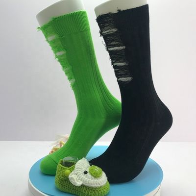Impression modèle coton mendiant noir chaussettes de loisirs pour hommes usage quotidien confortable