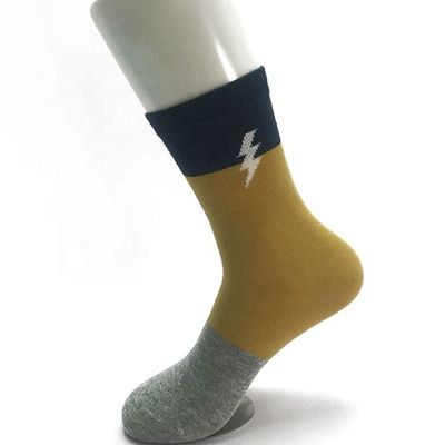 Chaussettes décontractées pour hommes de saison personnalisées avec tissu de coton peigné et chaussettes de beauté