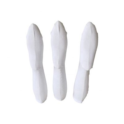 Style régulier Blanc Compression Longues chaussettes de sport Cartoon Chaussettes haute hauteur des genoux pour enfants