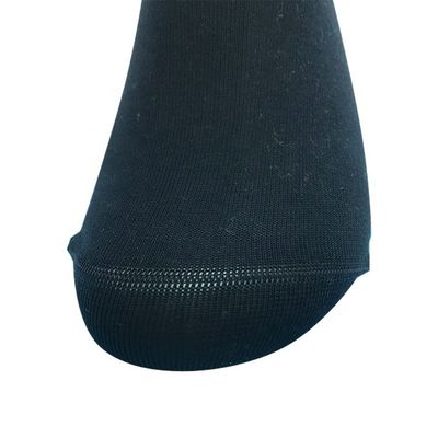15% de polyamide à motifs solides chaussettes d'équipage pour hommes pour les affaires et les vêtements occasionnels