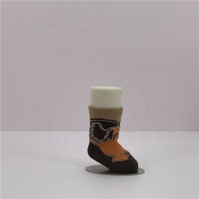 Épaisseur standard personnalisée pour bébé garçons chaudes chaussettes longues Autres méthodes d'impression pour enfants