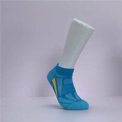 44% coton 35% polyamide 19%polyester 2% spandex Tissu cheville chaussettes de sport pour hommes femmes