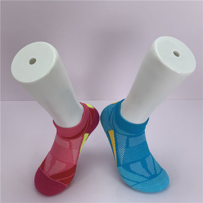 44% coton 35% polyamide 19%polyester 2% spandex Tissu cheville chaussettes de sport pour hommes femmes