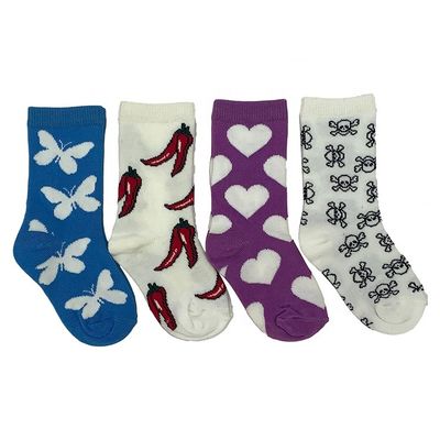 Des chaussettes antidérapantes personnalisables pour enfants en coton biologique et dessins animés