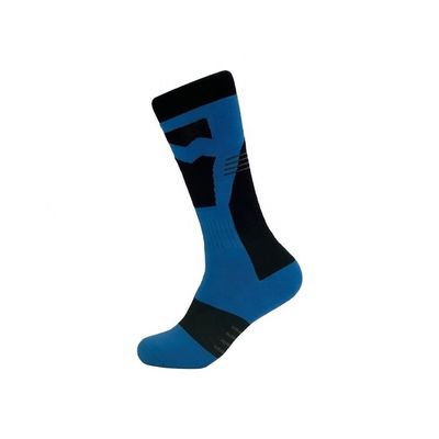 Des chaussettes de sport de course respirantes en coton confortables sur mesure avec motif imprimé