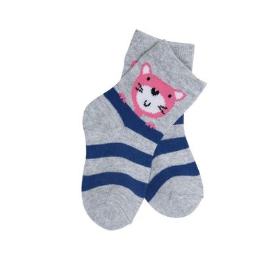 Pas de détection d'aiguille Des chaussettes de bébé et de fille en coton respirant antidérapant