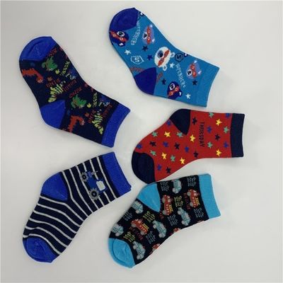 Assurance personnalisée faciles à respirer nourrissons garçons chaussettes en coton à rayures pour la randonnée