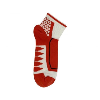 Impression de motifs d'hiver chauffage courir cheville de sport chaussettes tricotées