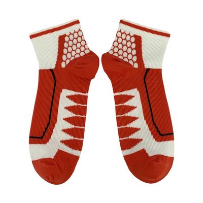 Impression de motifs d'hiver chauffage courir cheville de sport chaussettes tricotées