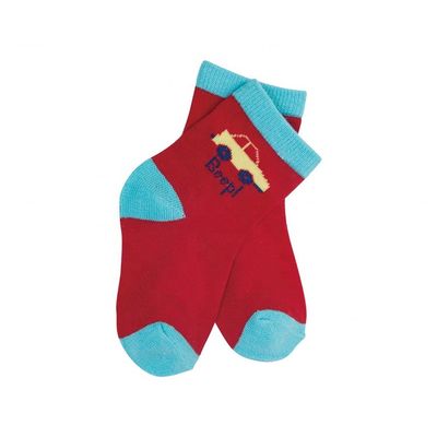 Des chaussettes décontractées en coton doré anti-dérrapage des chaussettes pour animaux pour enfants 12-24M