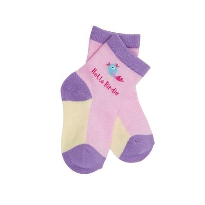 Chaussettes de bébé en coton biologique gris Enfant Imprimé mignon Respirant Chaussettes sèches rapides Conception sur mesure