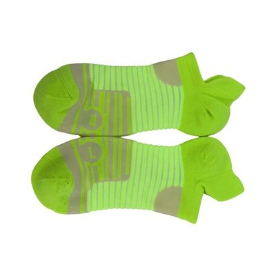 Polyamide d'impression sportive Basket-ball pour adultes Multicolore basse coupe chaussettes de sport avec tissu