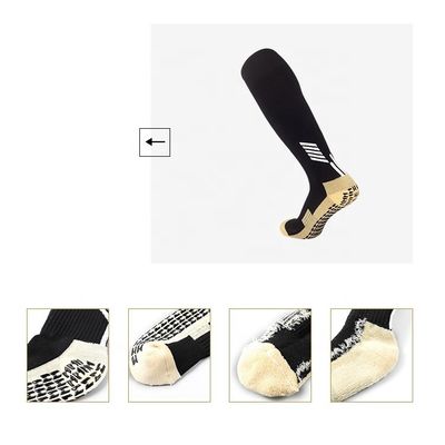 Des chaussettes de football sur mesure, élastique en tissu, sans sexe, détection d'aiguille Oui, tube long