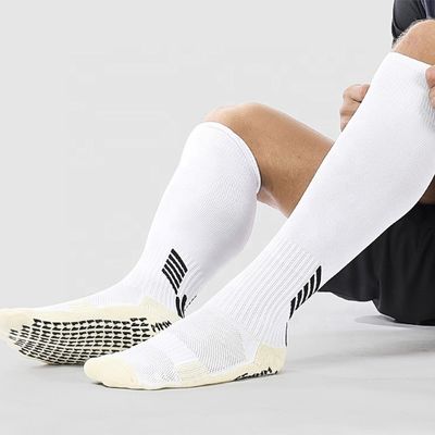 Des chaussettes de football sur mesure, élastique en tissu, sans sexe, détection d'aiguille Oui, tube long