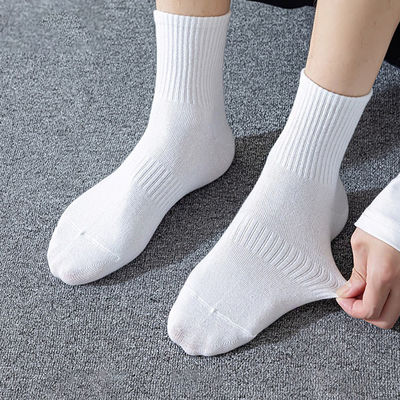 Unisexe chaussettes de sport en coton anti-dérapant Manche avec 85% coton peigné, 10% polyester