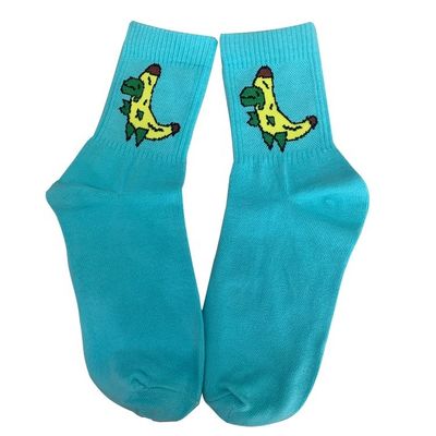 Des chaussettes de sport en coton avec un design d'anime drôle et une détection d'aiguille