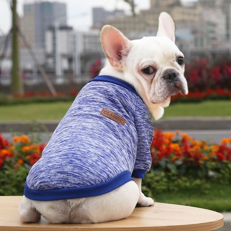 Vêtements pour chiens pour animaux de compagnie d'automne et d'hiver en polyester Vêtements chauds épais pour petits chiens XS-XXL