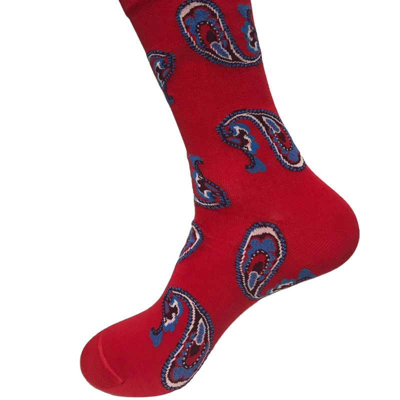 Des chaussettes de coton peignées en hiver, des fêtes colorées, drôles, drôles, imprimés à 360 degrés, hommes, femmes, 5% de spandex.