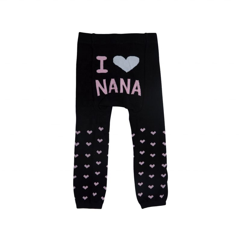 70% de coton peigné 28% de polyester 2% de spandex collants quotidiens pour les petites filles 2-3 ans