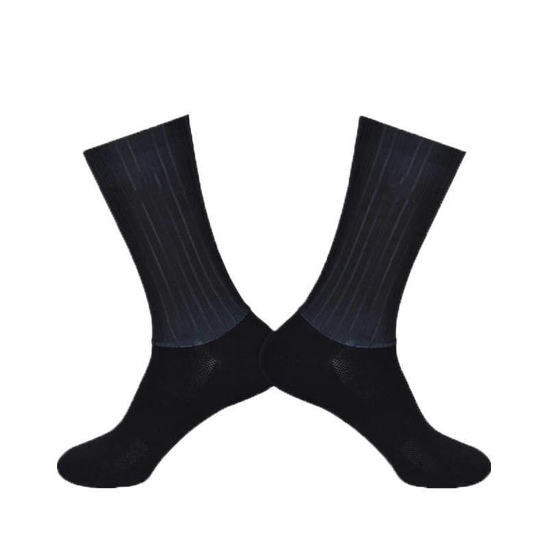 chaussettes à double cylindre personnalisées chaussettes de sport antidérapantes de couleur solideLZ-22-RD005