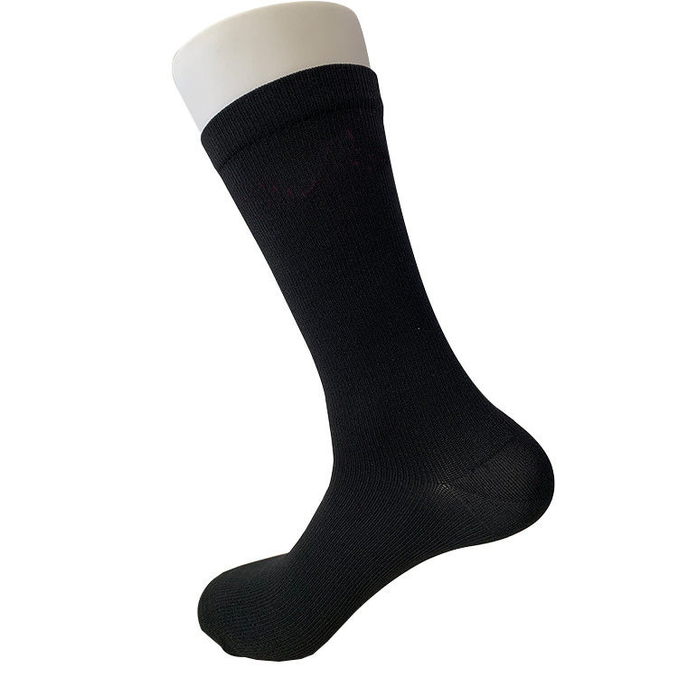 Chaussettes à pression élastique cousues à la main pour hommes couleur personnalisée longueur de cheville