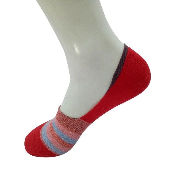 80% coton peigné 17% polyamide 3% spandex chaussettes invisibles personnalisées pour hommes et femmes