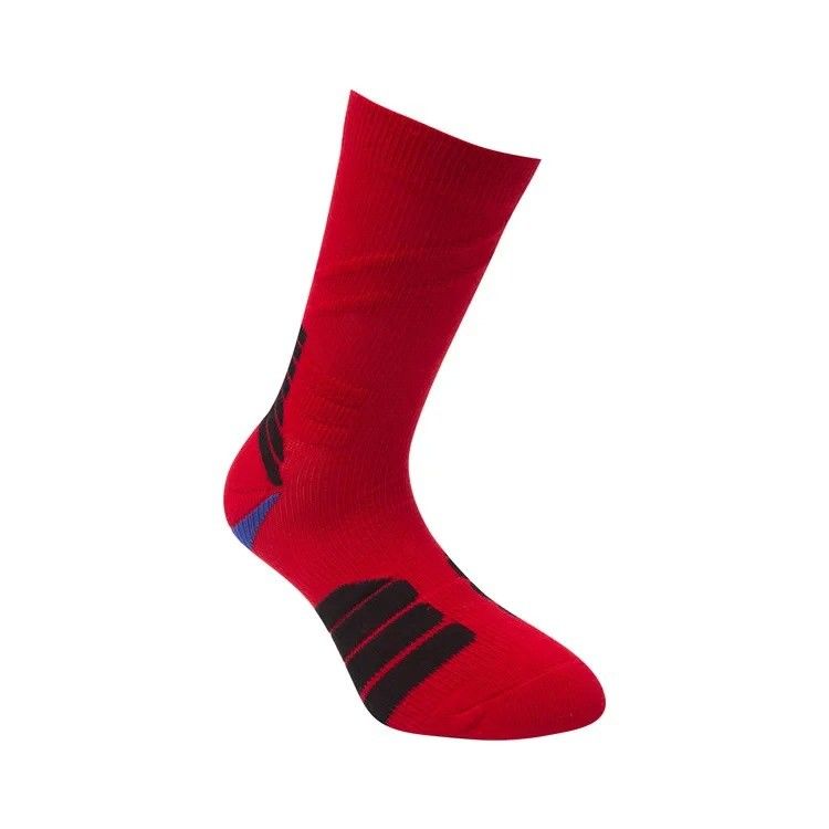 Des chaussettes de sport en coton rouge blanc pour hommes et femmes