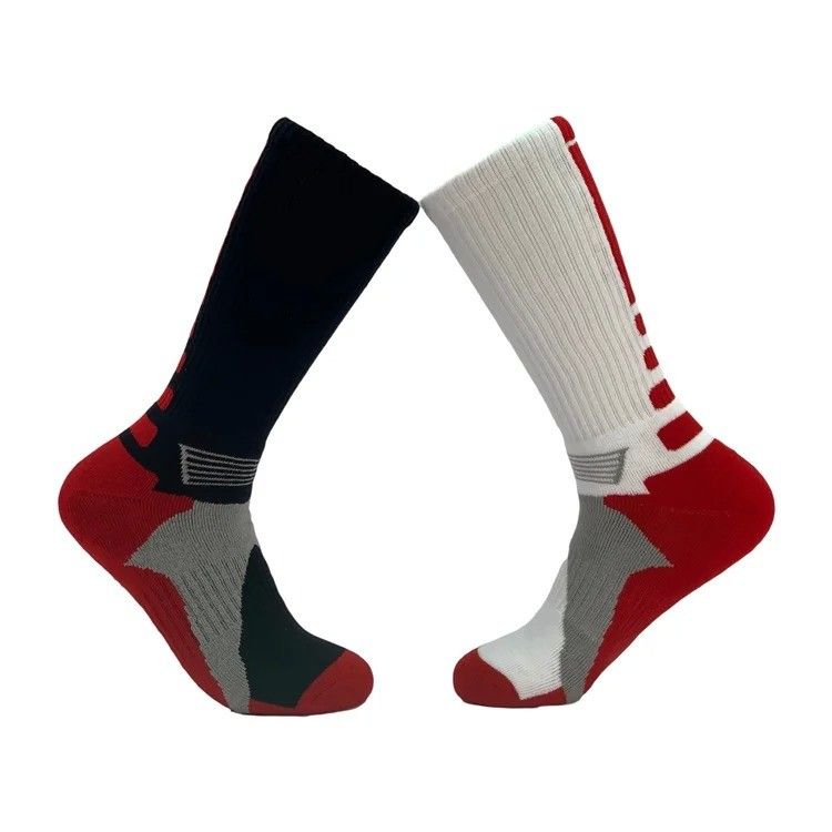 Chaussettes de compression pour hommes et femmes Matériau de coton Impression de logo sur mesure Taille 39-41