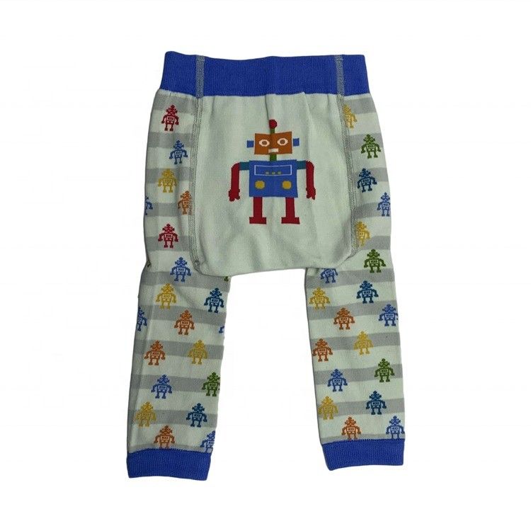 T-shirts en tricot de tous les jours printemps automne Jolis pantalons imprimés Leggings pour filles Souffle élastique