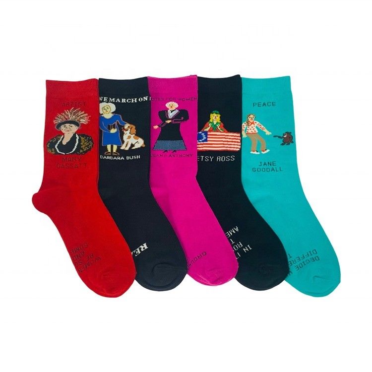 Des chaussettes de yoga pour femmes en tissu 70% coton peigné 25% polyamide 5% spandex détection d'aiguille