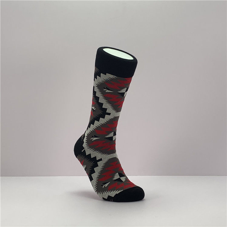 Méthodes d'impression Impression numérique Chaussettes tricotées d'automne 70% coton peigné 28% nylon 2% spandex