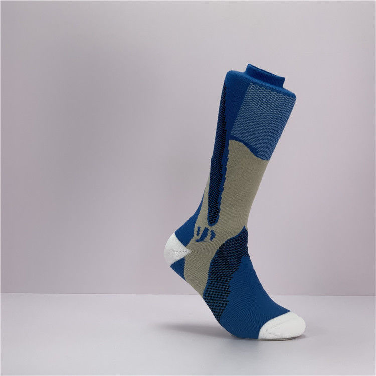 25%Chaussettes de football à poignée en polyamide chaussettes de sport longues pour l'entraînement et la performance sportive