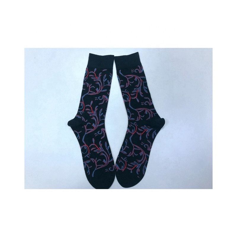 Longues chaussettes pour hommes en spandex à 5% et avec un design coloré